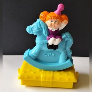 3/$25💙McDonald's 1994 Cabbage Patch Kids Happy Birthday Rocking Horse Toy